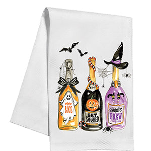 Halloween Bottles Kitchen Towel