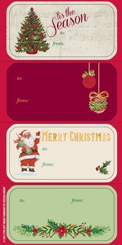 Holiday Nostalgia Labels