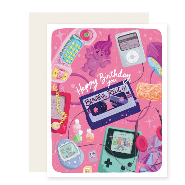Relic Birthday | 90's Nostalgia Birthday Card