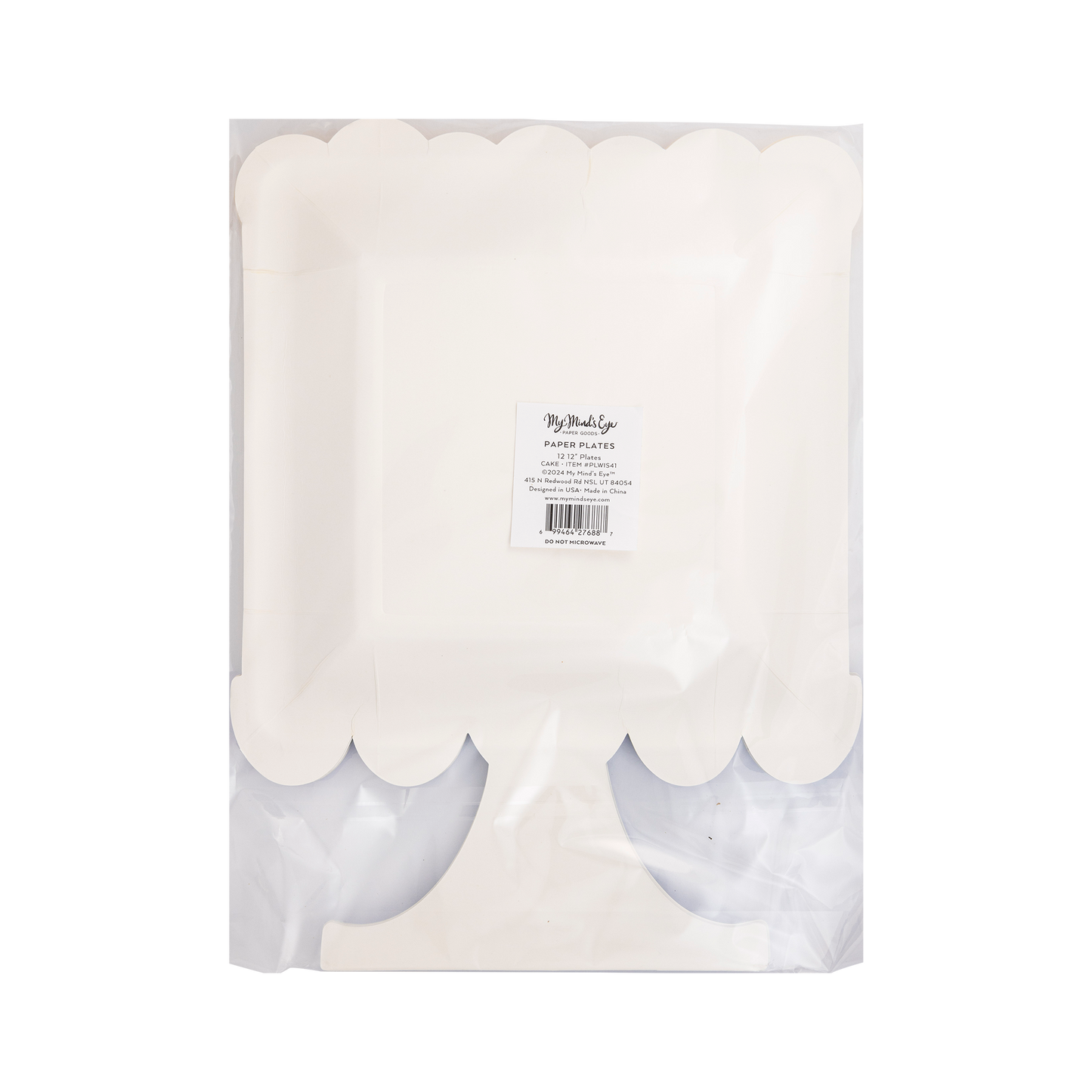 PLWIS41 - Cake Shaped Paper Plate