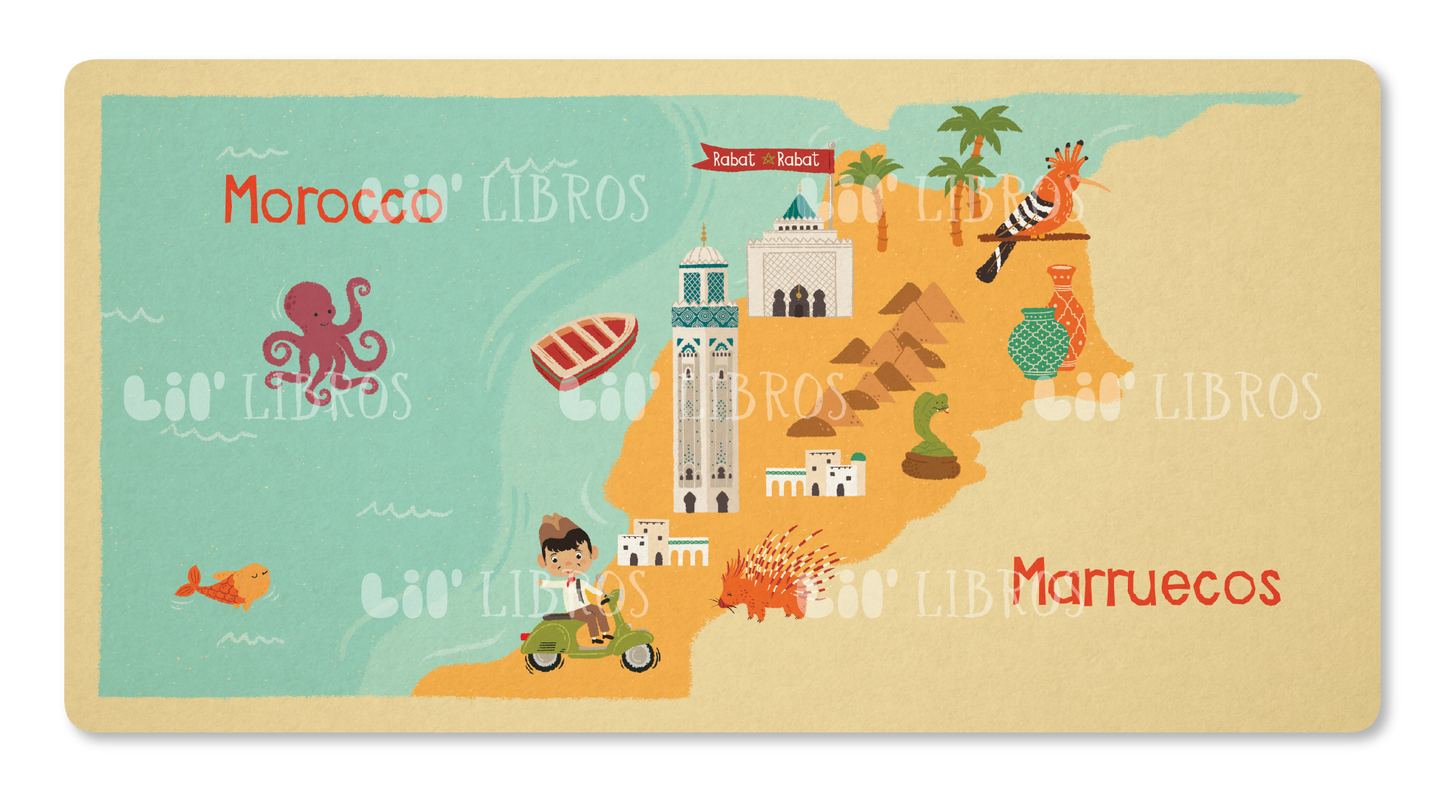 Around the world with / Alrededor del mundo con Cantinflas (Bilingual: English and Spanish)