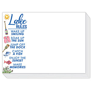 Lake Rules Lake Wake Up Smiling Soak Up The Sun Lake Icons Mini Slab Pad