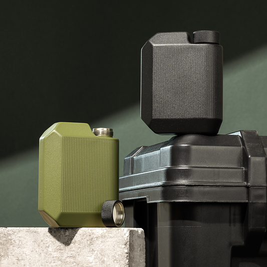 Flask - 9oz Rough Matte Black