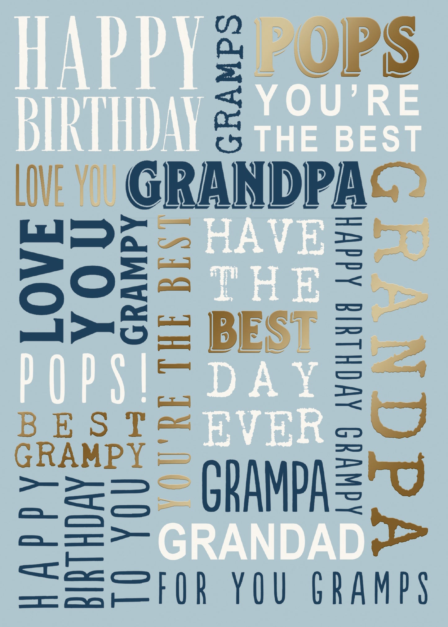 Happy Birthday Gramps Greeting Card