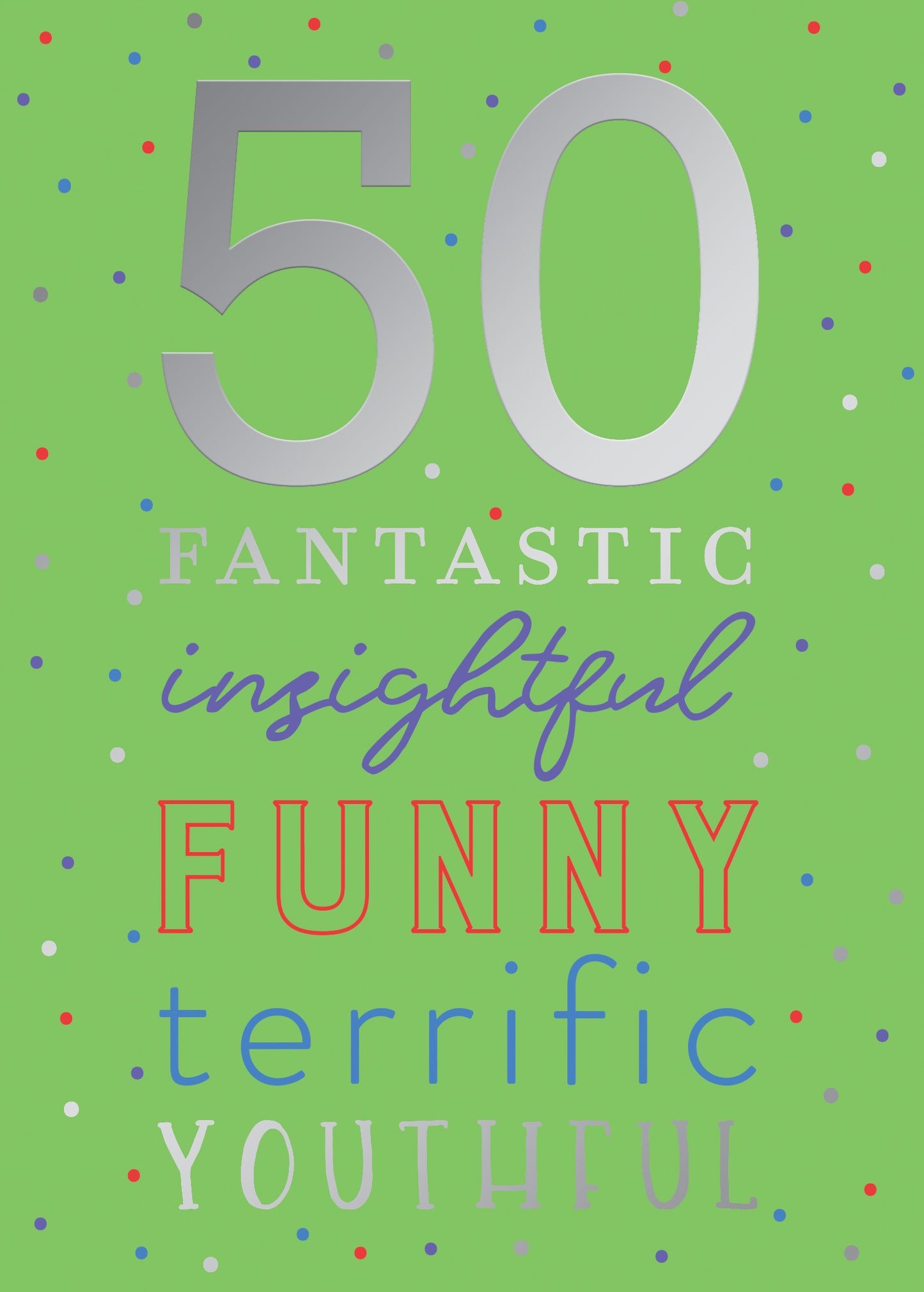 50 Acronym Greeting Card