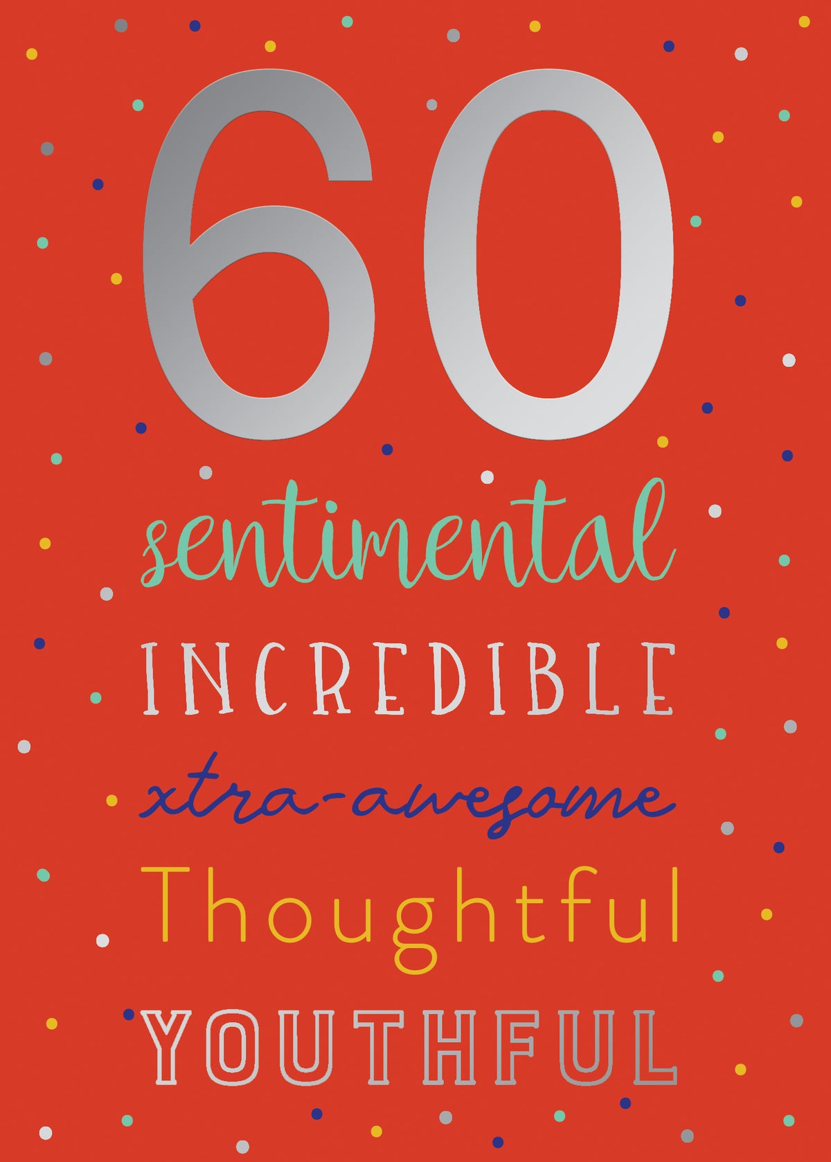 60th Birthday Card