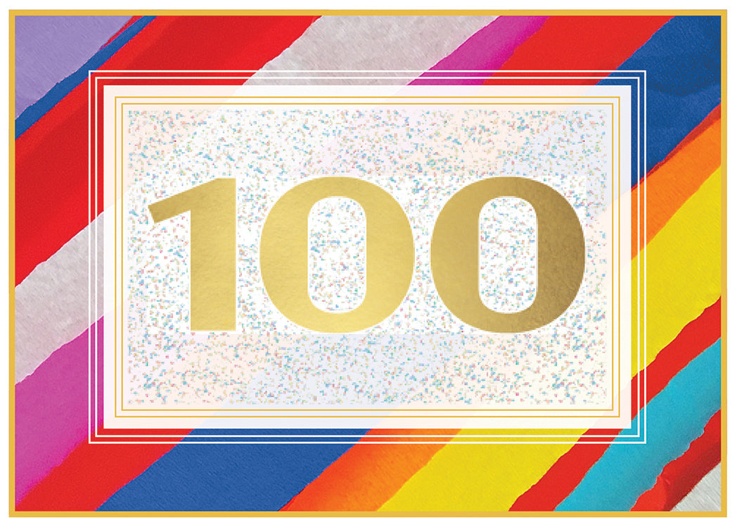 100 Years Greeting Card