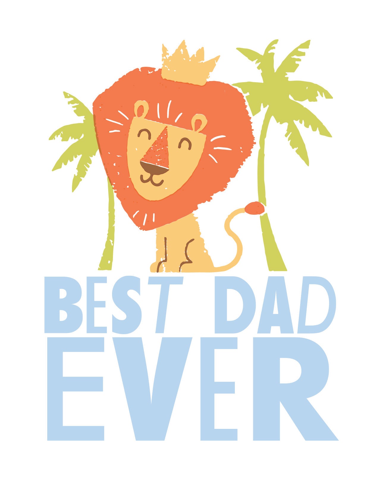 King of Dads Greeting Card