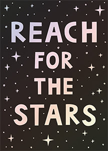 Reach for the Stars Spectrum Greeting Card