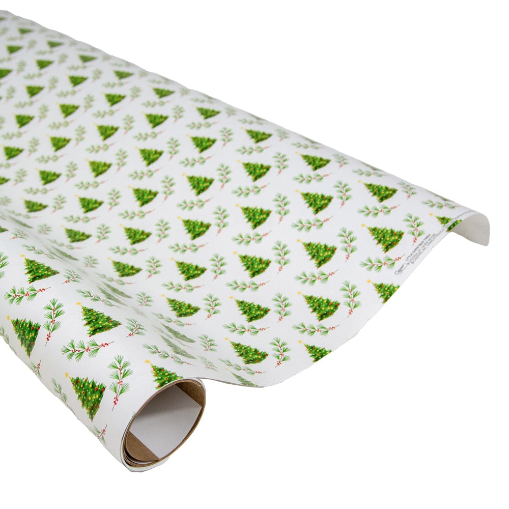 Little Christmas Trees Gift Wrap - One 30" X 8' Roll