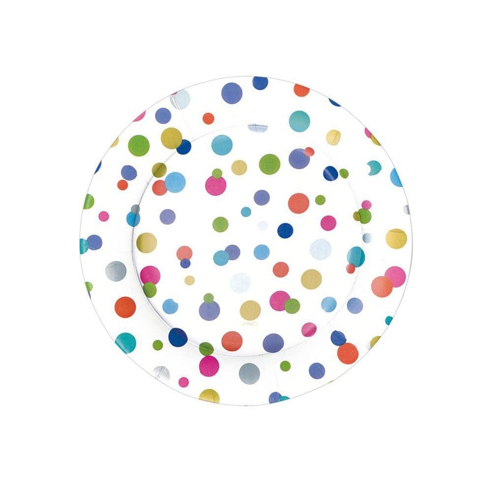 Confetti Brights Paper Salad & Dessert Plates