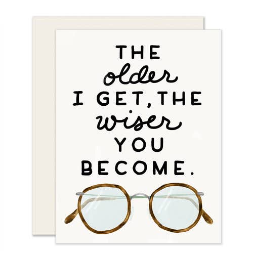 Older & Wiser Father's Day Card