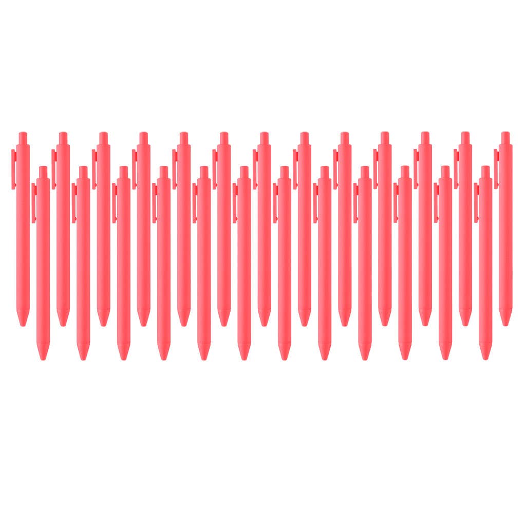 Jotters Pens: Neon Coral