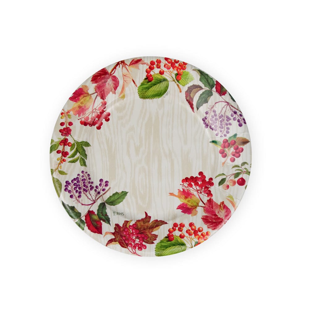 Berry Botanical Taupe Salad & Dessert Plates