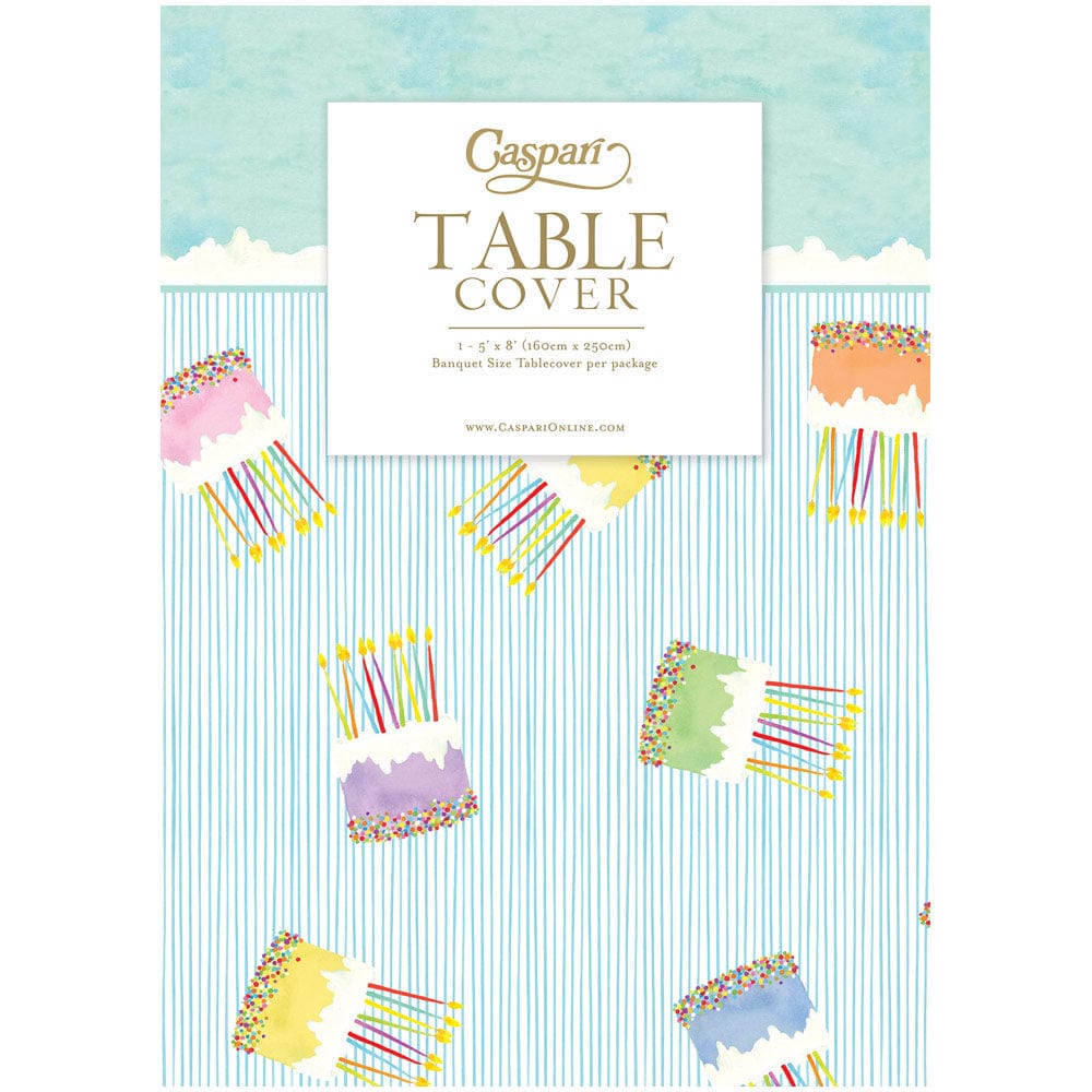Cake Frosting-Paper Linen Cloth Table Covers - includes 1 Cloth Table Covers