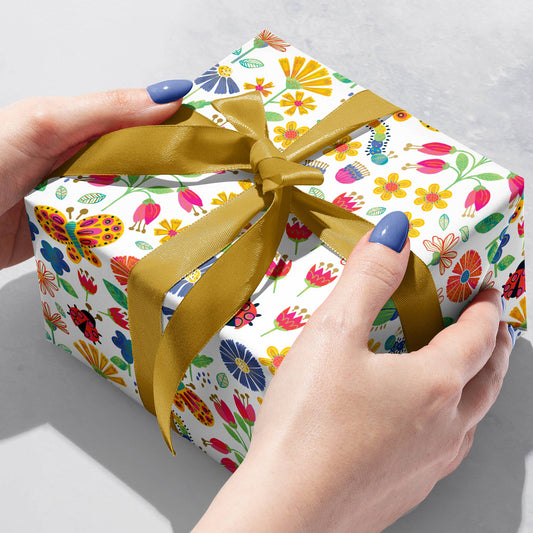 Blooms & Bugs - Gift Wrap Rolls