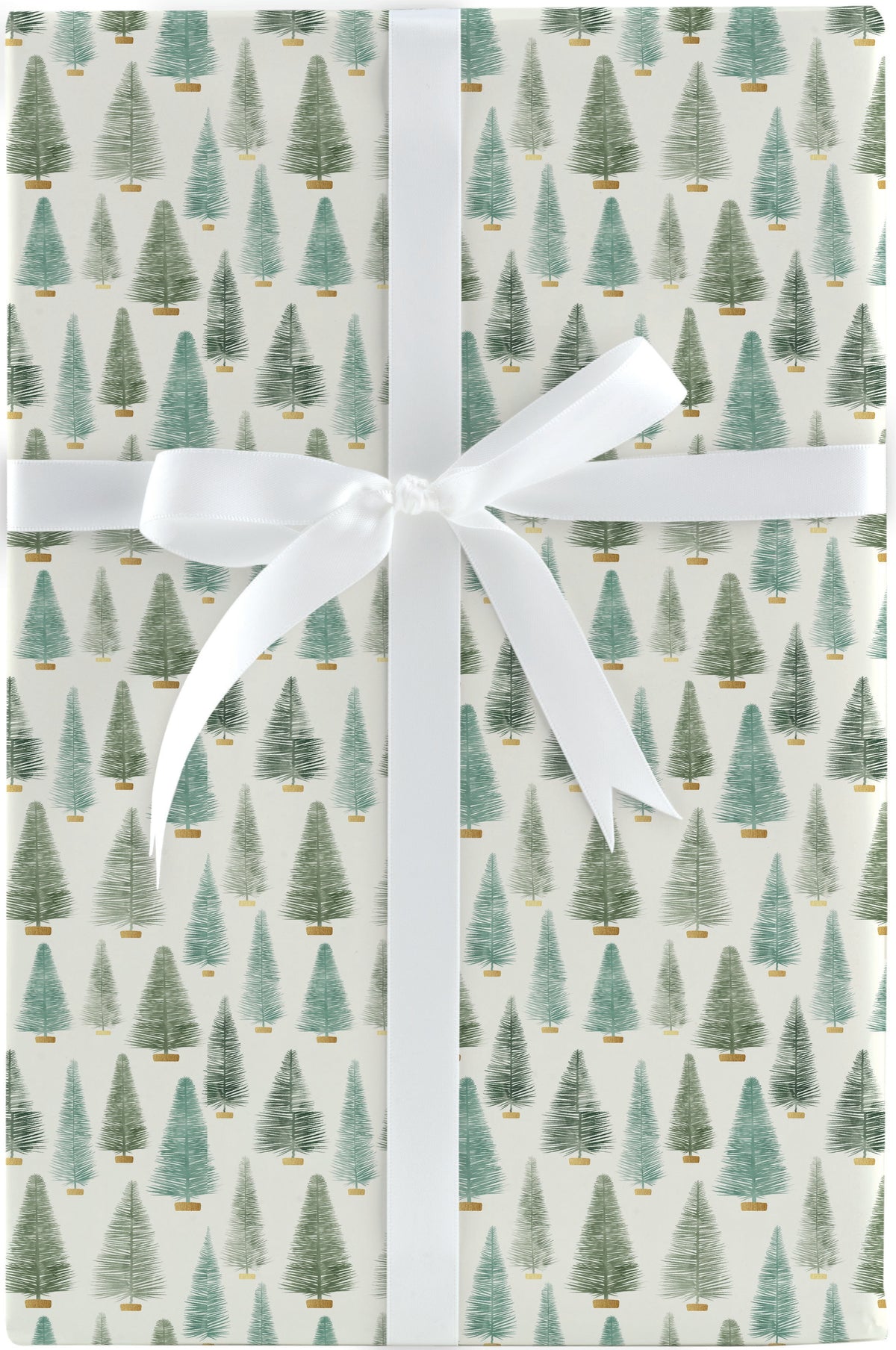 Brush Trees Jumbo Roll Wrap