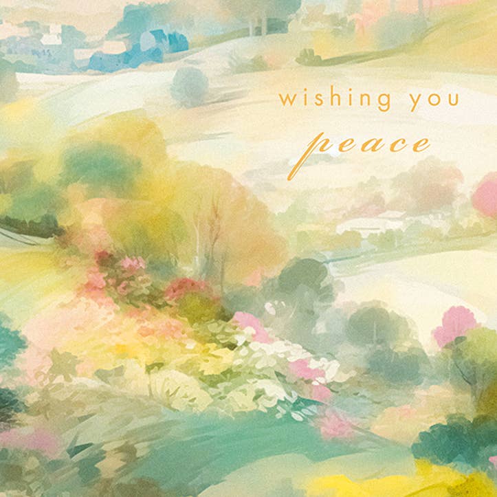 Misty Sympathy Greeting Card