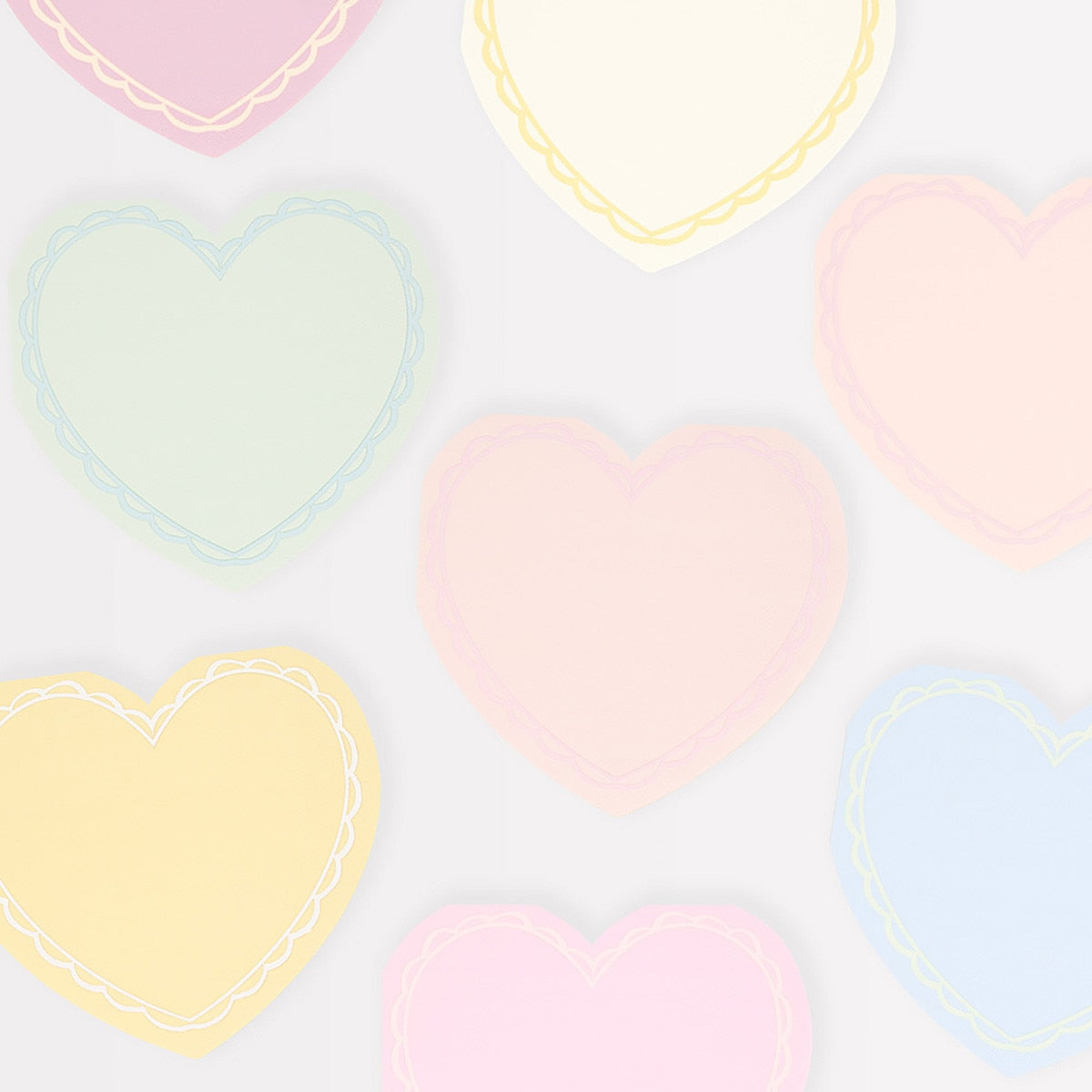 Pastel Heart Large Napkins