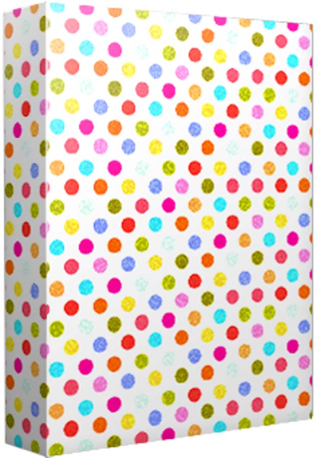 Pattern Pop-Dots Roll Wrap