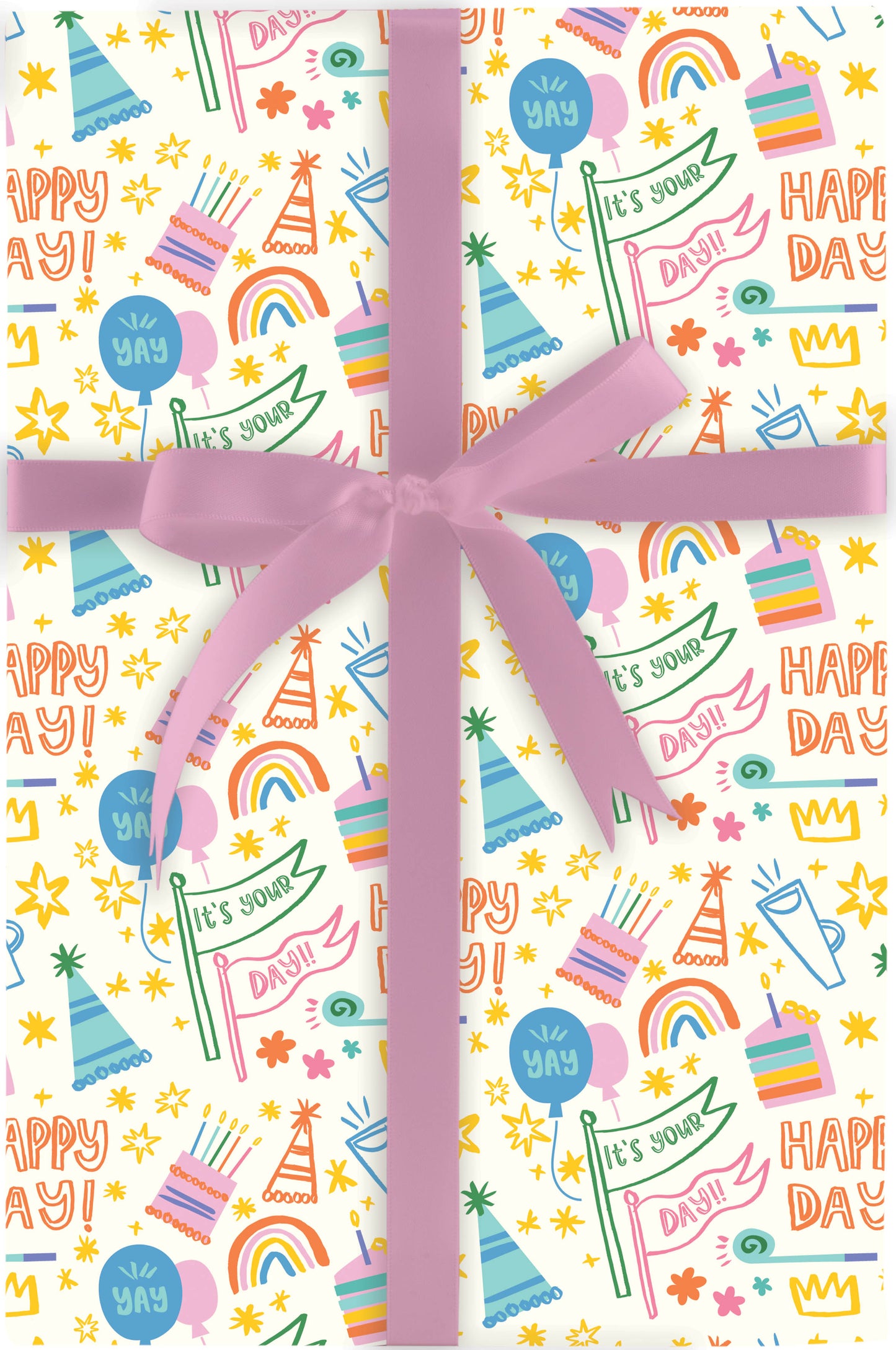 Happy Day Doodles Roll Wrap
