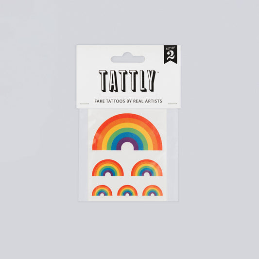 Rainbow Tattoo Pair