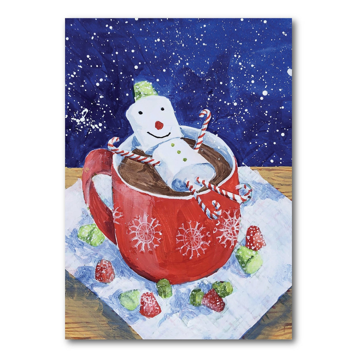 Marshmallow Float Notecards