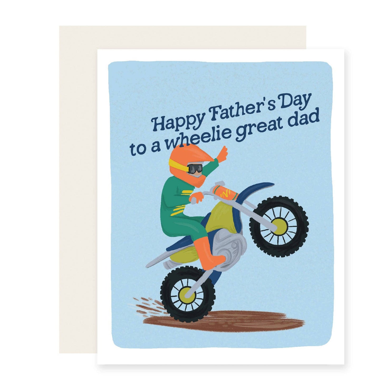 Wheelie Great Dad Card