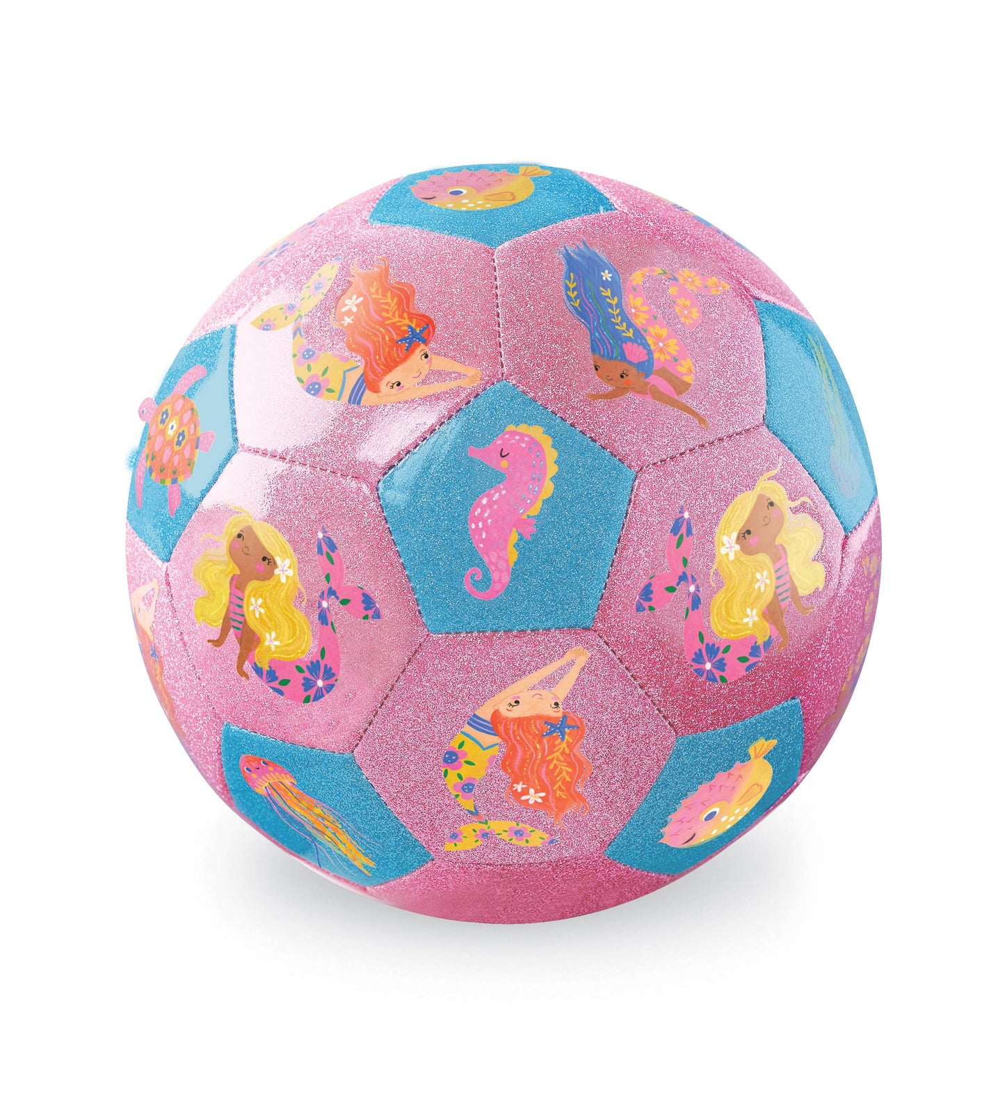 Size 3 Glitter Soccer Ball - Mermaid Friends