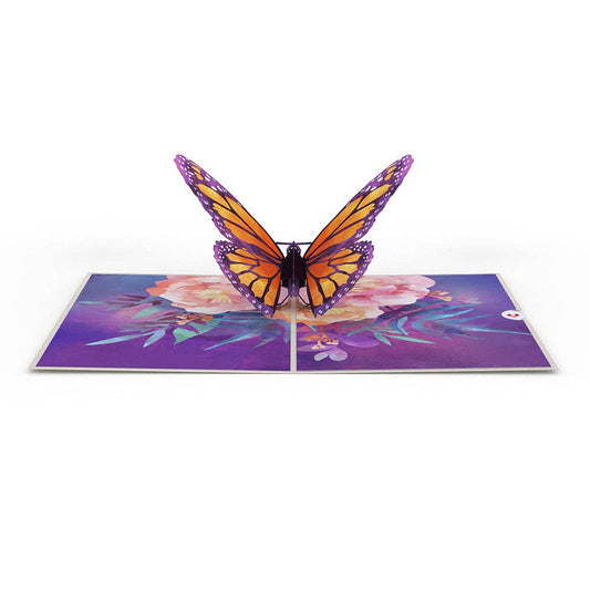 Monarch Butterfly 5''x7'' Card, Pop-Up Cards
