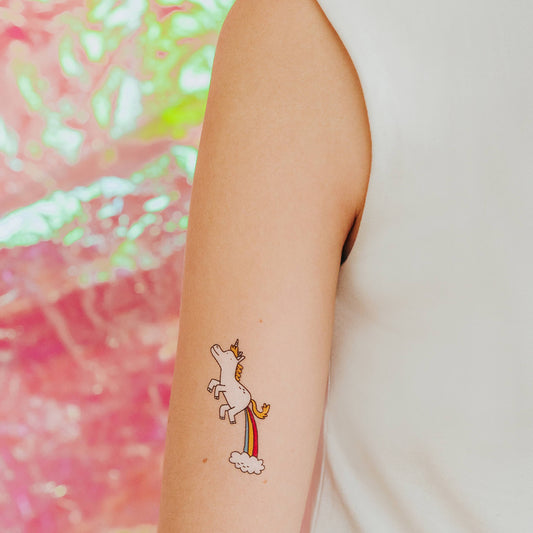 Magical Unicorn Tattoo Pair