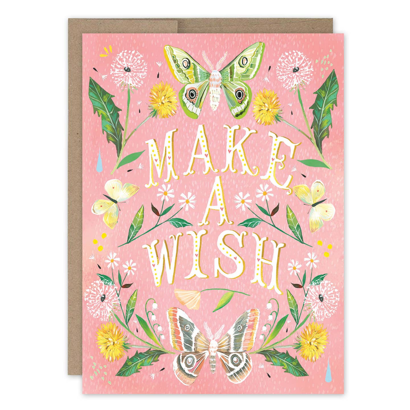 Make A Wish Butterflies Birthday Card