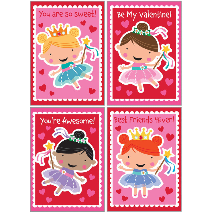 Sweet Princess Valentine Cards