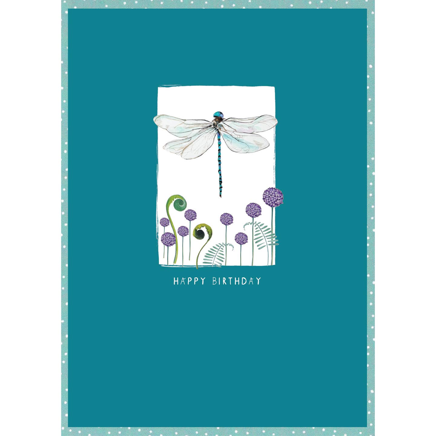 Birthday Dragonfly Greeting Card