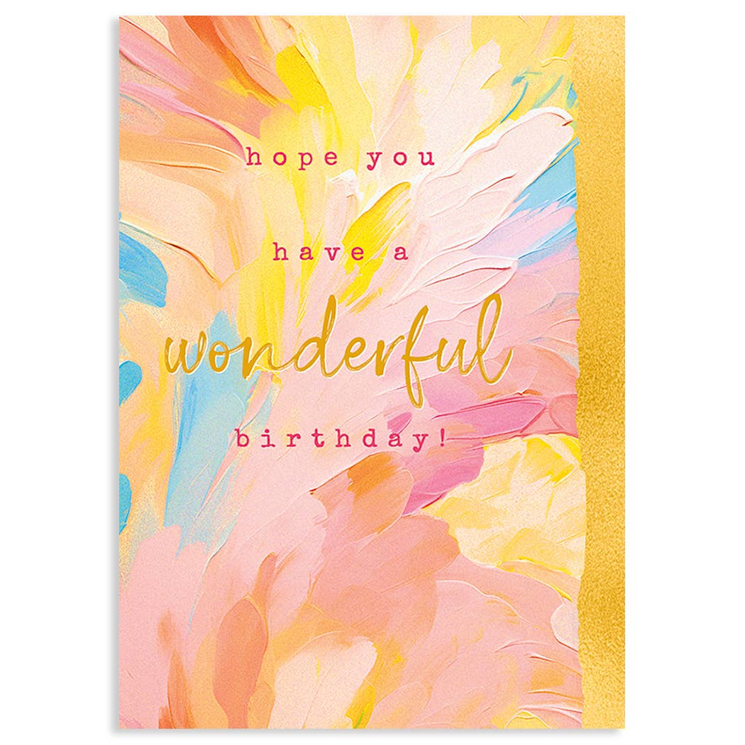 Wonderful Birthday Greeting Card