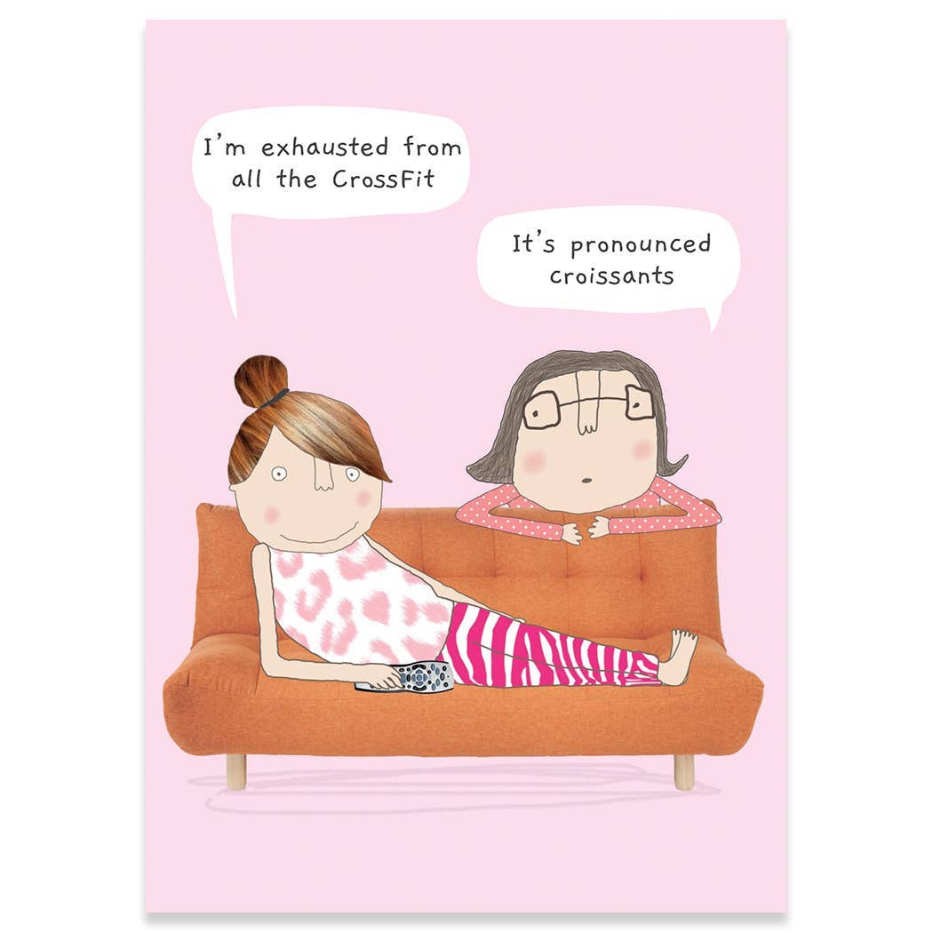 Crossfit Birthday Greeting Card 4.5 X 6.25"