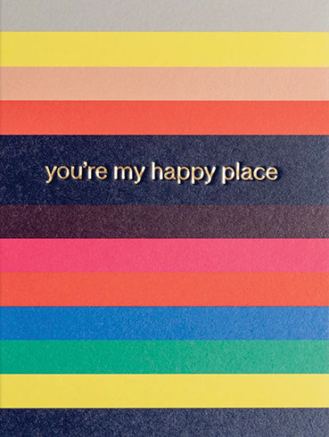 HAPPY PLACE greeting card