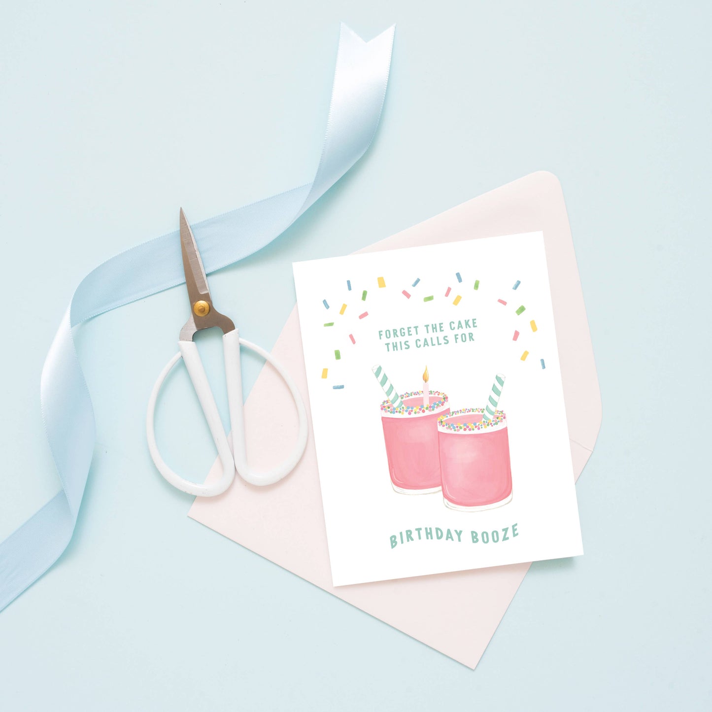 Birthday Booze - Funny Birthday Card & Friendship Card