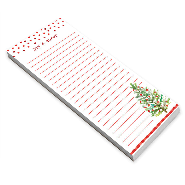 Simple Little Tree Holiday List Pad