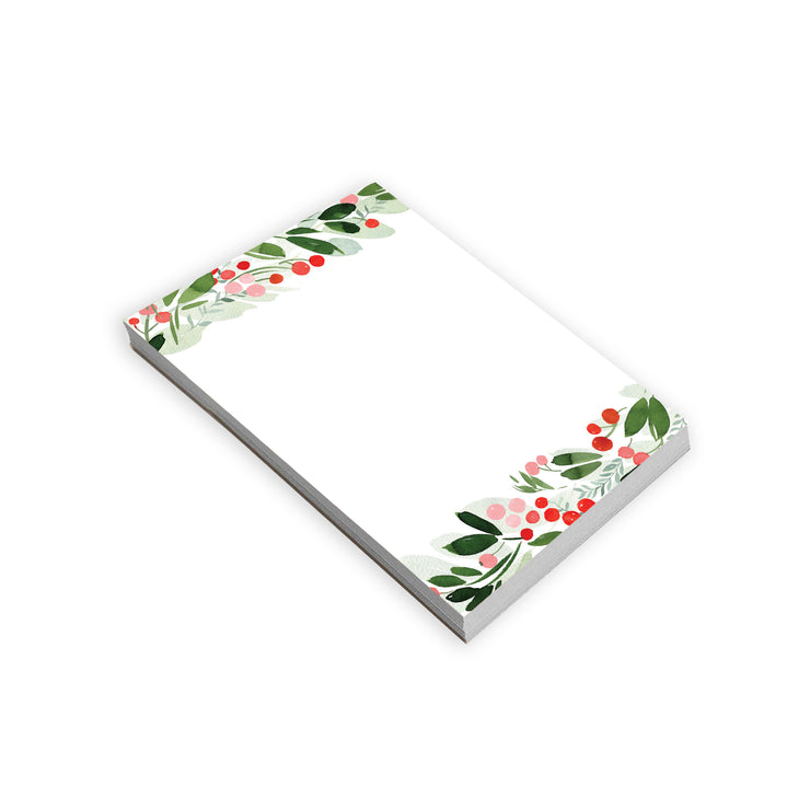 Christmas Botanical Holiday Memo Pad
