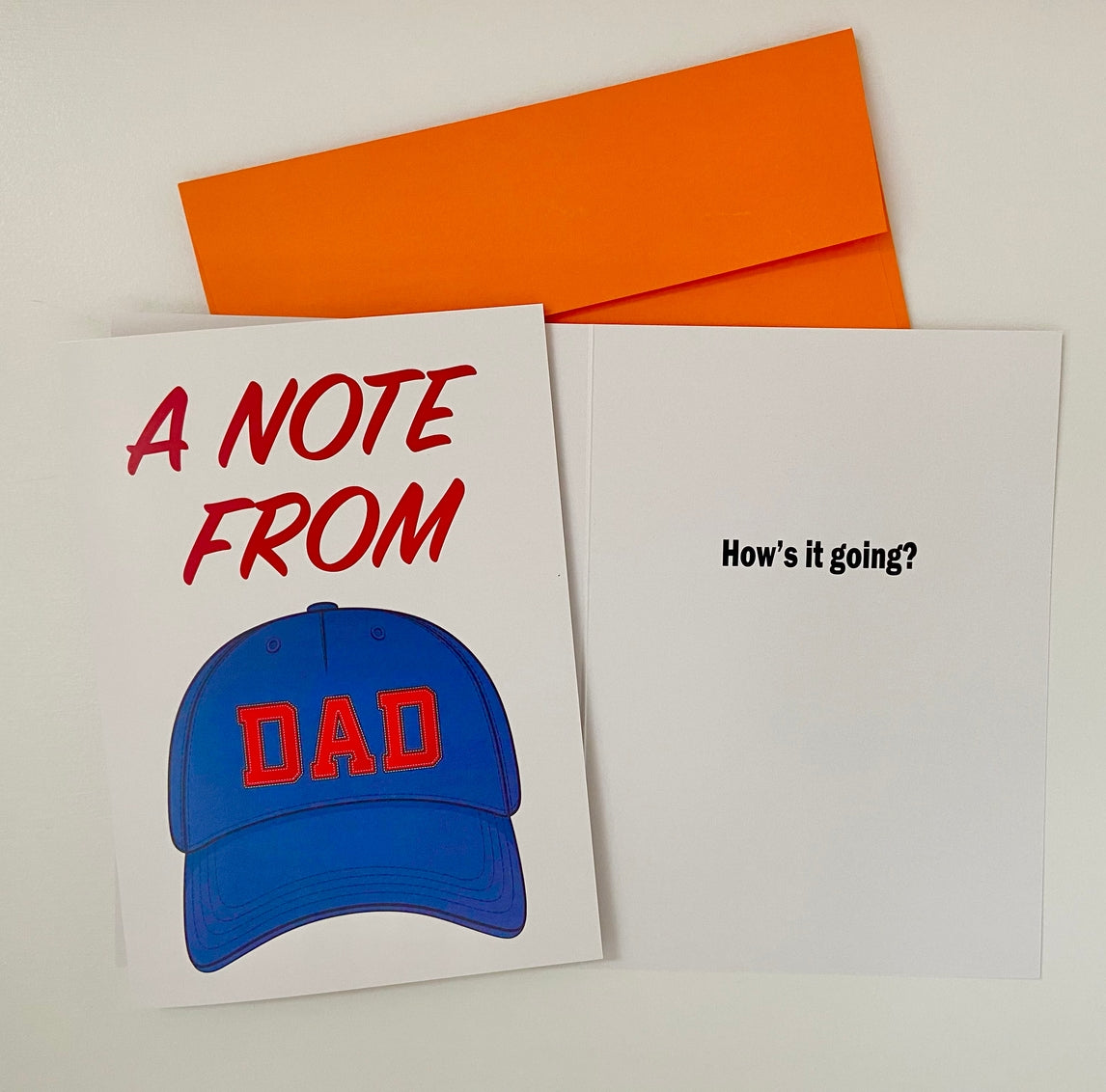 A Note from Dad Greeting Card