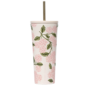 Pink Hydrangea Cold Cup - 24oz Rifle Paper -