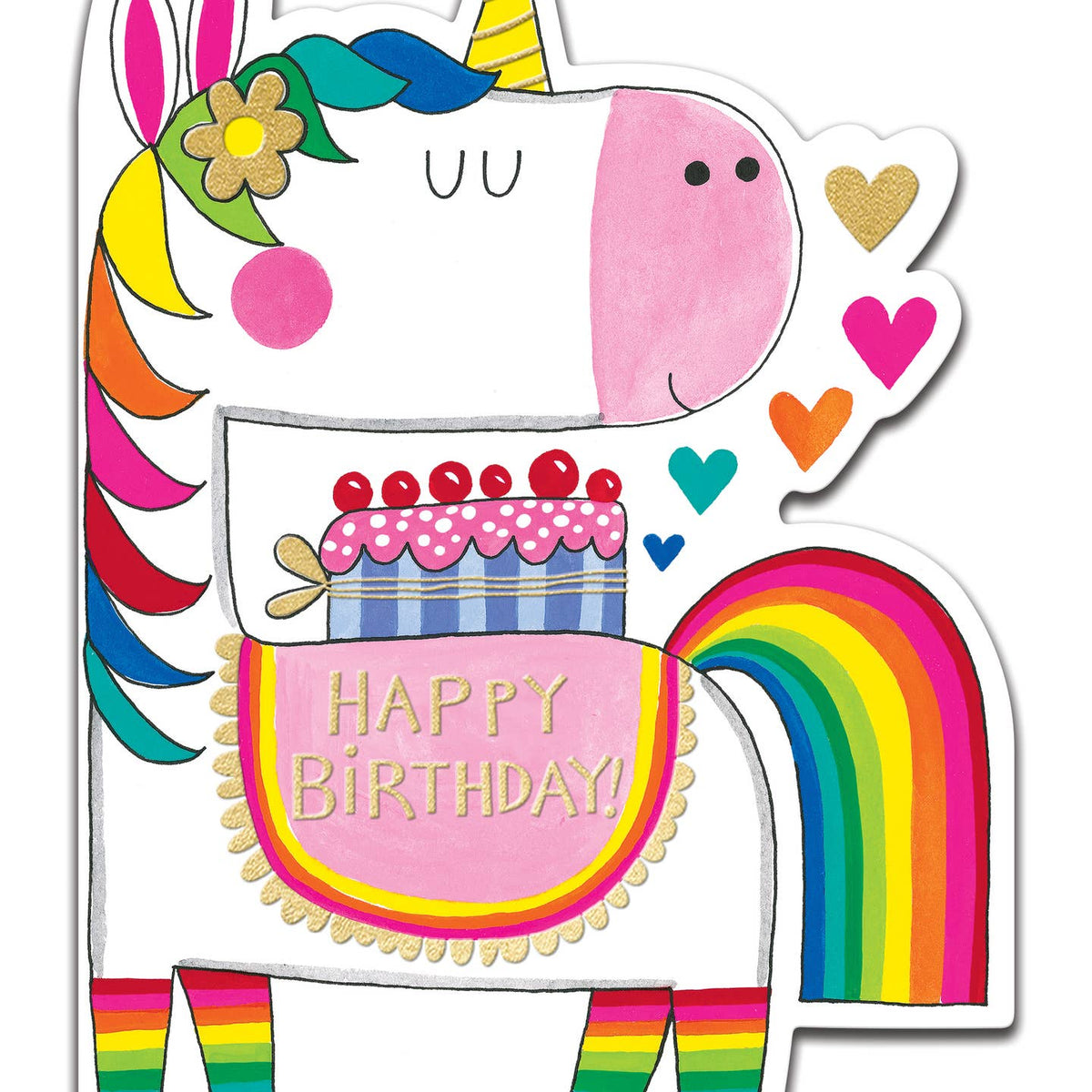 Birthday Children Unicorn Greeting Card