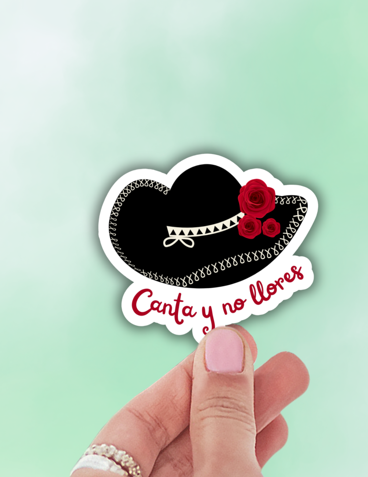 Canta y no llores Sticker