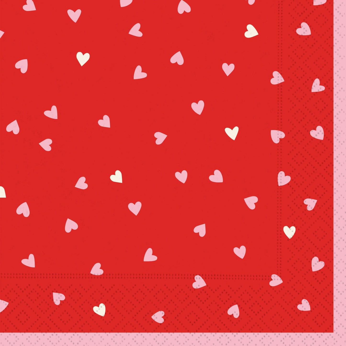 Swiss Hearts Luncheon Napkin
