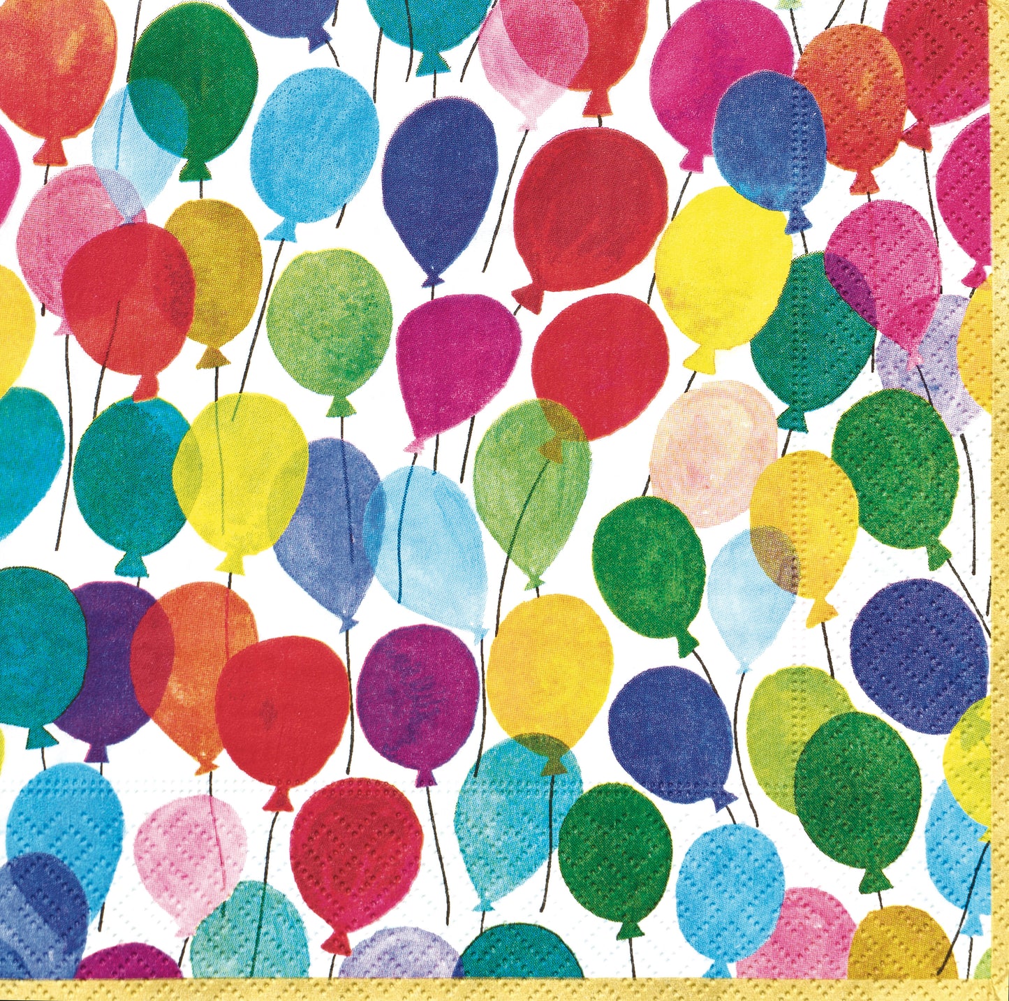 Balloon Bash Luncheon Napkin