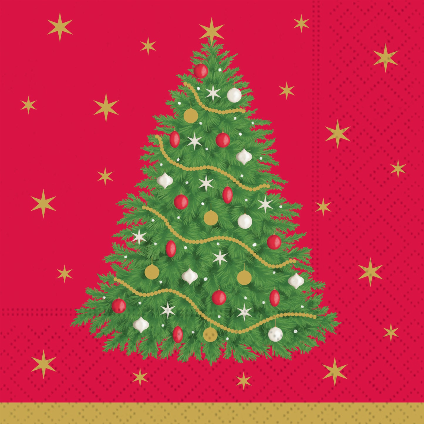 Holiday Splendor Beverage Napkin