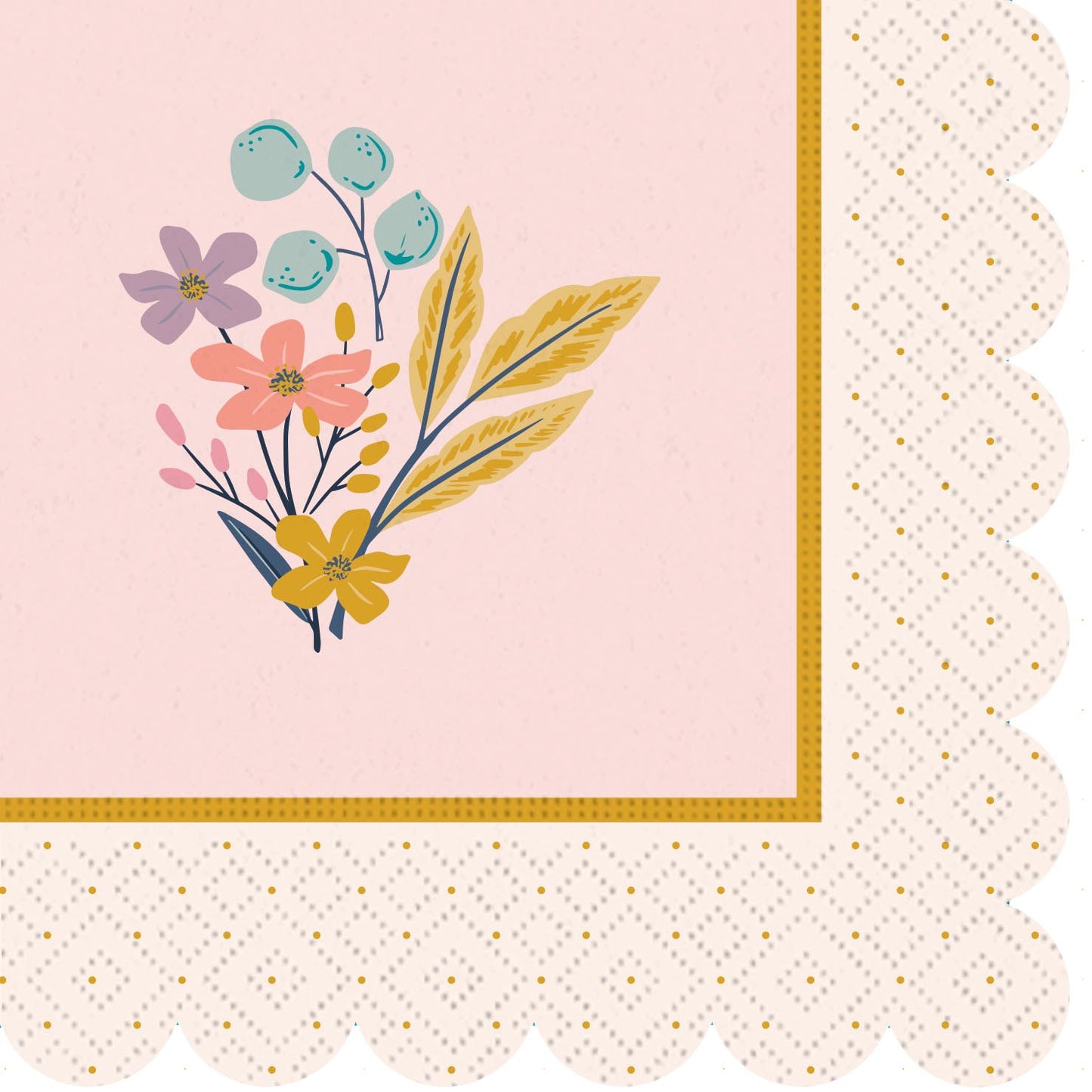 Time To Bloom Beverage Napkin