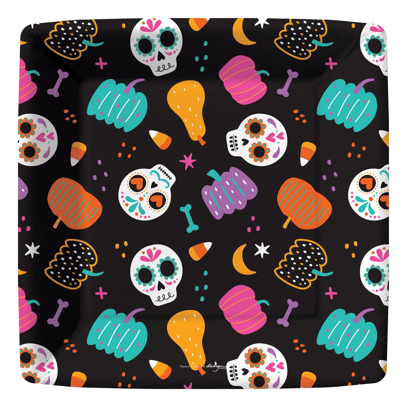 Day of the Dead Dinner Plate