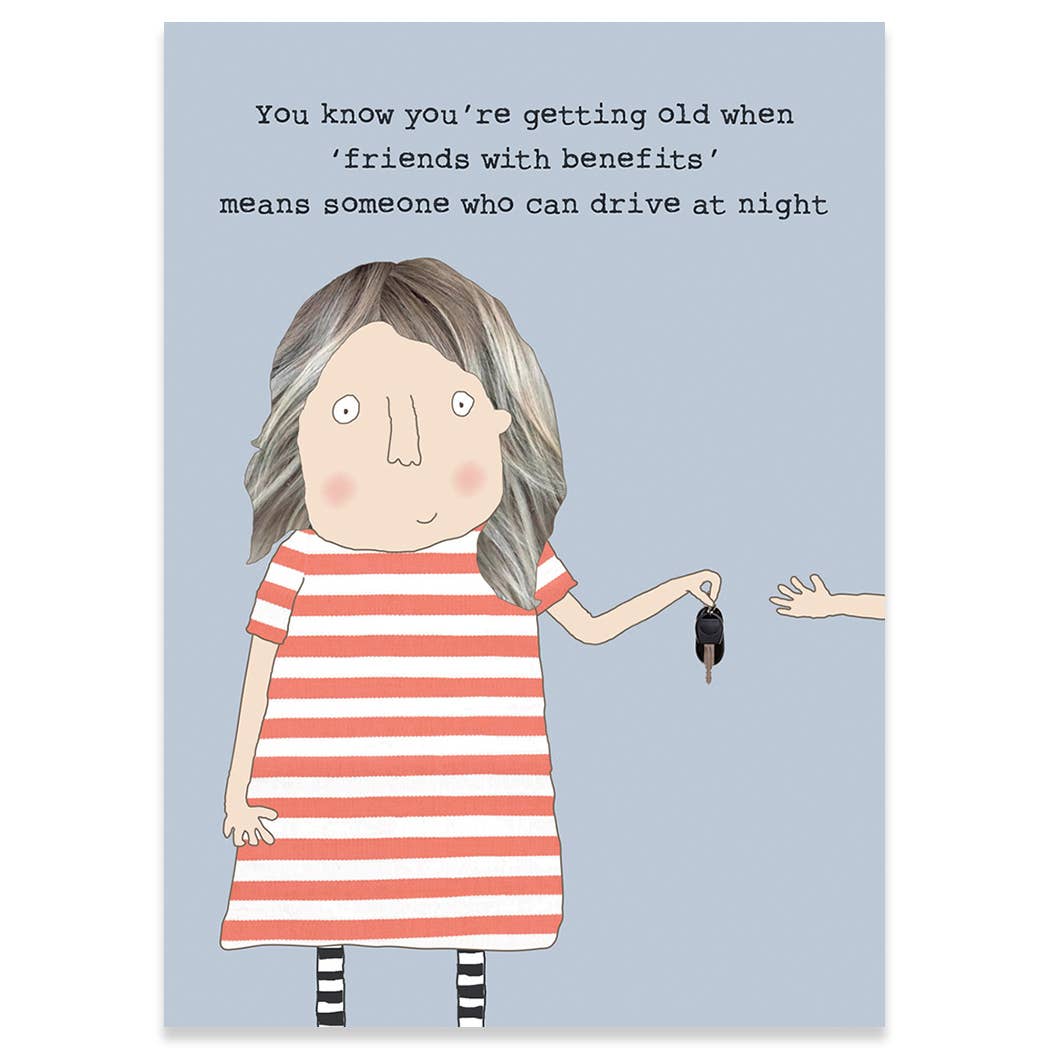 Friends with Benefits Birthday Greeting Card